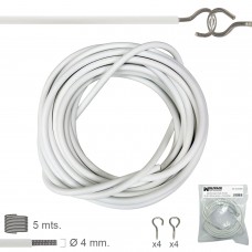 Kit forrado brilhante espiral de rabicho de minhoca de 5 metros e 8 fêmeas