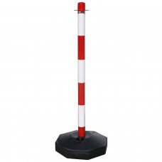 Poste para corrente de plástico de 90 cm. Com base