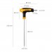 Llave Allen Con Bola Mango Forma T 5,0 mm. Con Colgador