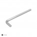 Llave Allen Larga Acero Cromo Vanadio Profesional 2,0 mm.