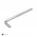 Llave Allen Larga Acero Cromo Vanadio Profesional 3,5 mm.