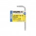 Llave Torx Inviolable Standar Acero Cromo Vanadio Profesional T10