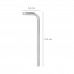 Llave Torx Inviolable Larga Acero Cromo Vanadio Profesional T40