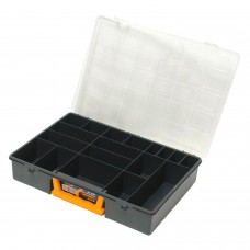 Maletin Organizador Plastico 16 Compartimentos 360x252x64 mm.