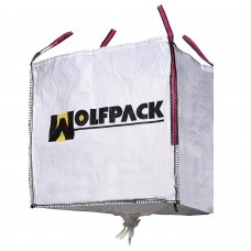 Saco Obra Big Bag Rafia 90x90x90cm. Con Válvula.  Carga Máxima Seg. 1.000 Kg.