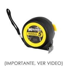 Flexometro Autolock Con Freno Automatico 5 Metros Cinta 25 mm. Magnetico