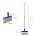 Rascador Techos / Suelos 300x150 mm. Con Mango Madera 1200 mm.