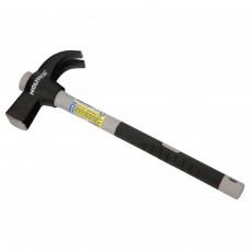 Martillo Uña Mango Fibra Vidrio  600 Gramos 33 cm.
