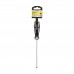 Destornillador Plano Vaciado Acero S2 Mango TPR Bimaterial. Medida 0,8 x Ø 4,0 x 125 mm.  DIN5265