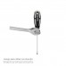 Destornillador Plano Vaciado Acero S2 Mango TPR Bimaterial. Medida 1,2 x Ø 6,0 x 150 mm.  DIN5265