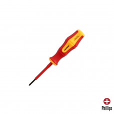 Destornillador Phillips Aislado Certificado VDE 1.000 V. Medida PH 0 - 3,0 x 60 mm.