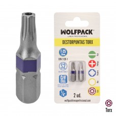 DESTORPUNTAS TORX T-25     S2 (2pz.)