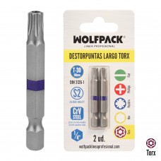 Pedaços Maurer Torx T-30 longos (2 peças)
