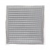 Rejilla Ventilación Aluminio Con Mosquitera Atornillable 200 x 200 mm. Color Blanco