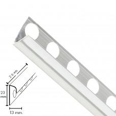 Edge Guard Metal Round Gloss Bar 2.6 Metros