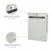 Buzon Exterior Residence 205 x 300 x 70 mm. Blanco
