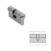 Cilindro Seguridad Wolfpack 35x35 mm. Leva Larga Niquelado Con 5 llaves