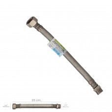 Latiguillo Flexible Reforzado Acero Inoxidable Termo Macho 1/2
