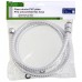 Flexo Duche PVC branco / prata 2,00 metros