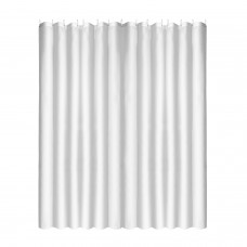 Cortina Ducha Tela Blanca 180x200 cm.