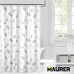 Cortina Ducha Tela Hojas 180 x 200 cm. Impermeable