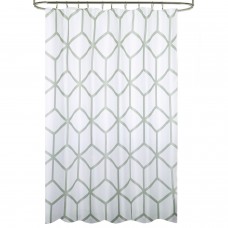 Cortina Ducha Tela Geometrico 180 x 200 cm. Impermeable