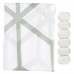 Cortina Ducha Tela Geometrico 180 x 200 cm. Impermeable