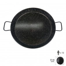 Panela de Paella Valenciana esmaltada 12 pessoas / 46 cm