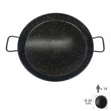 Panela de paella valenciana esmaltada 14 pessoas / 50 cm
