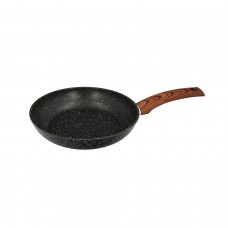 Sarten Aluminio Forjado Antiadherente Acabado Piedra Ø 24 x 5 cm. Mango Engomado