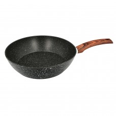 Sarten Aluminio Forjado Antiadherente Acabado Piedra Ø 28 x 7,5 cm. Mango Engomado