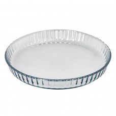Molde Rizado  Horno Cristal Redondo Ø 28 cm.