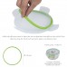 Anel de silicone para recipiente de vidro redondo hermético 550 ml.
