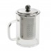 Taza Cristal Con Filtro De Acero Inoxidable 350ml
