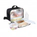 Saco térmico com 4 recipientes herméticos de plástico (2x800 ml + 2x400 ml.)