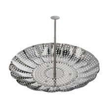 Cesta Vaporera Plegable Ø 13,5 / 23 cm. Acero Inoxidable