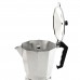 Cafeteira em alumínio com 3 xícaras (150 ml.) Classic