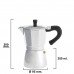 Cafeteira Indução Alumínio 6 Xícaras (300 ml)