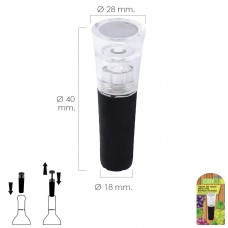 Tampa de vácuo para bomba de vinho incluída dentro da tampa 1 peça