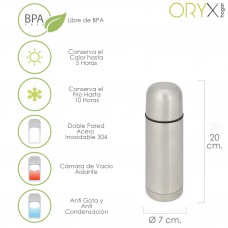 Gotejamento em Aço Inoxidável Thermo Liquids 350 Ml.