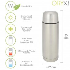 Gotejamento em Aço Inoxidável Thermo Liquids 750 Ml.