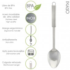 Cozinha de serviço de colher Aço inoxidável 7 x 30,5 (A) cm.