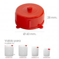 Tampa para Garrafa de Alimentos 5/10/20 Litros
