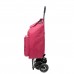 Carro Compra 4 Ruedas Con Bolsa Térmica 45 Litros Color Burdeos