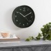 Reloj De Pared Ø 30 cm. Negro