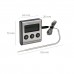 Termometro Digital Cocina Con Sonda Cableada, y Lector Temperatura Con Soporte