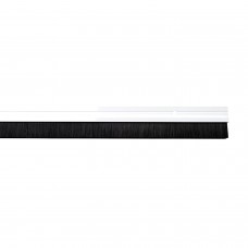 Metal Porta weatherstrip Branco Escova 1 Metro