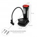 Bomba Inflar Pie Con Pedal y Manometro 6 Bares. Valvulas SCHRADER y PRESTA con Adaptadores. Base Plastico