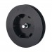 Espiga metálica de disco cego em plástico 120x40 mm. Fita de 14 mm