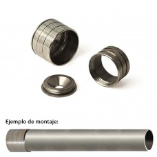 armário barra de suporte ou na parede 12 mm. níquel bujão Laton (cromado)